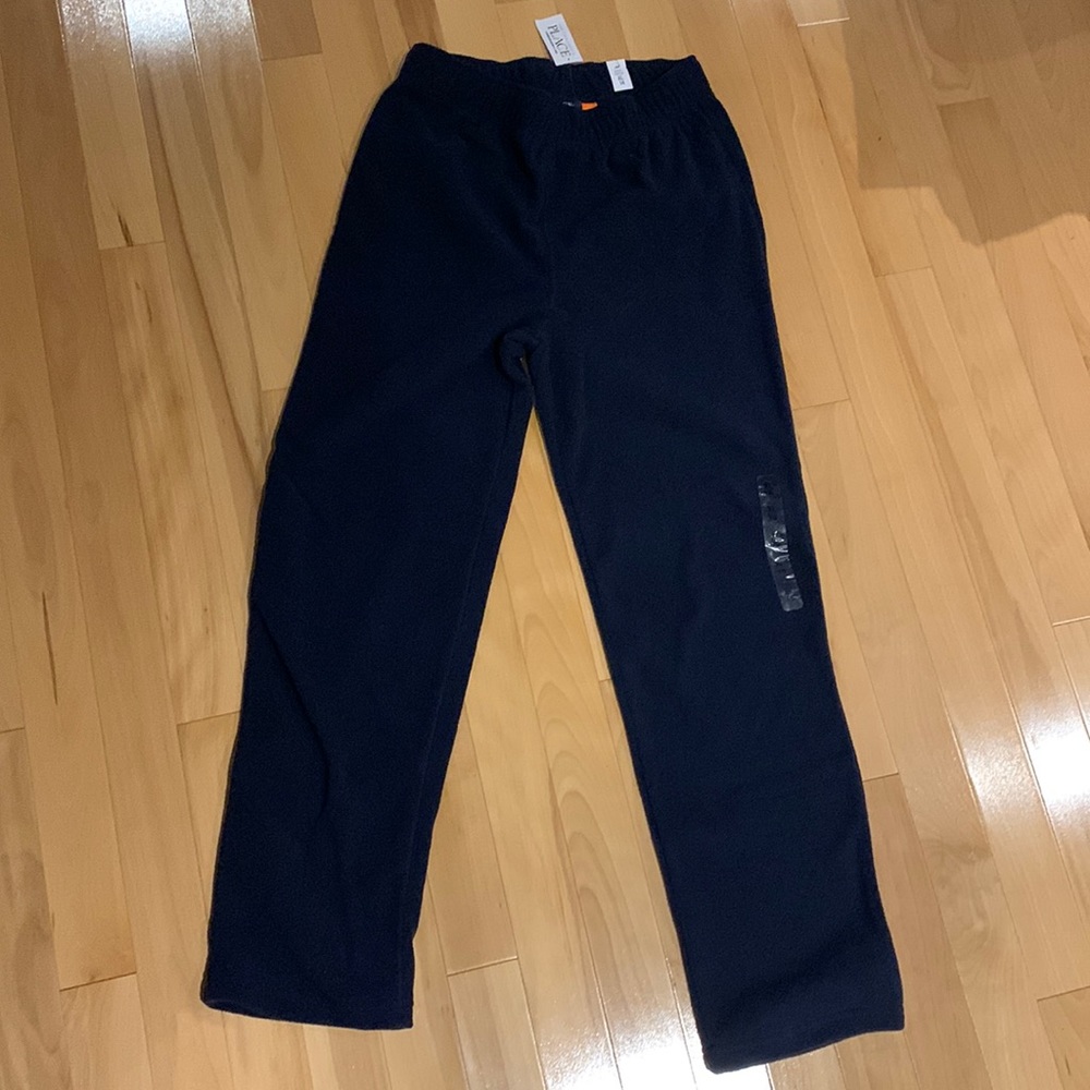 NWT Boys Navy Blue Children’s Place Glacier Fleece pants - size 14 (XL)